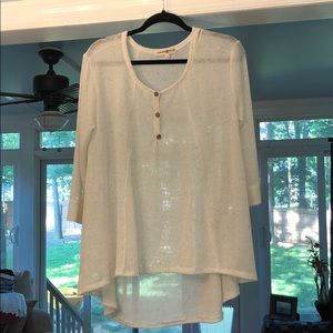 Vintage sweater / pullover with 3 buttons